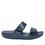 Alegria Shoes - Alegria Orbyt Marineblaue Glanzsandale D2R0BH182 - Image 3