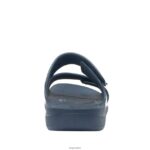 Alegria Shoes - Alegria Orbyt Marineblaue Glanzsandale D2R0BH182 - Image 4