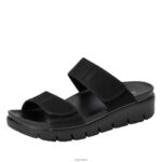 Alegria Shoes - Alegria Rubinschwarze Softie-Sandale D2R0BH194