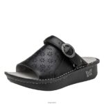 Alegria Shoes - Alegria Schwarze Buttersandale von Klover D2R0BH56