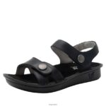 Alegria Shoes - Alegria Wiener geölte schwarze Sandale D2R0BH77