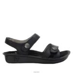 Alegria Shoes - Alegria Wiener geölte schwarze Sandale D2R0BH77 - Image 3