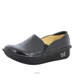 Alegria Wien - Alegria Debra schwarzer geprägter Rosenschuh D2R0BH481