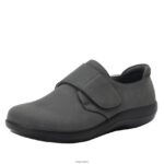 Alegria Wien - Alegria Leichter Graphit-Nubuk-Schuh D2R0BH541