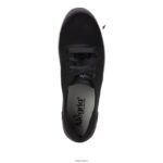 Alegria Wien - Alegria Polyschwarzer Satinschuh D2R0BH580 - Image 4