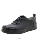 Alegria Wien - Alegria Schwarzer, gewalkter Herren-Stretchschuh D2R0BH595