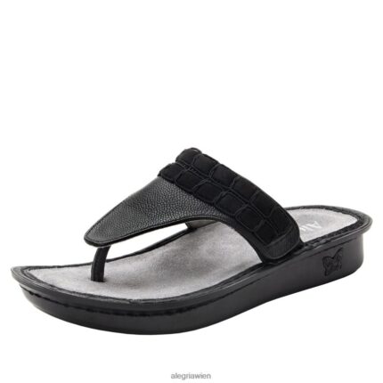 Alegria Wien - Alegria Vanessa schwarze Upgrade-Sandale D2R0BH43